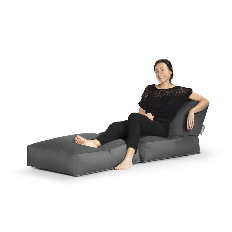 Sitzsack Twist OUTSIDE, anthrazit (mit Innenhülle)