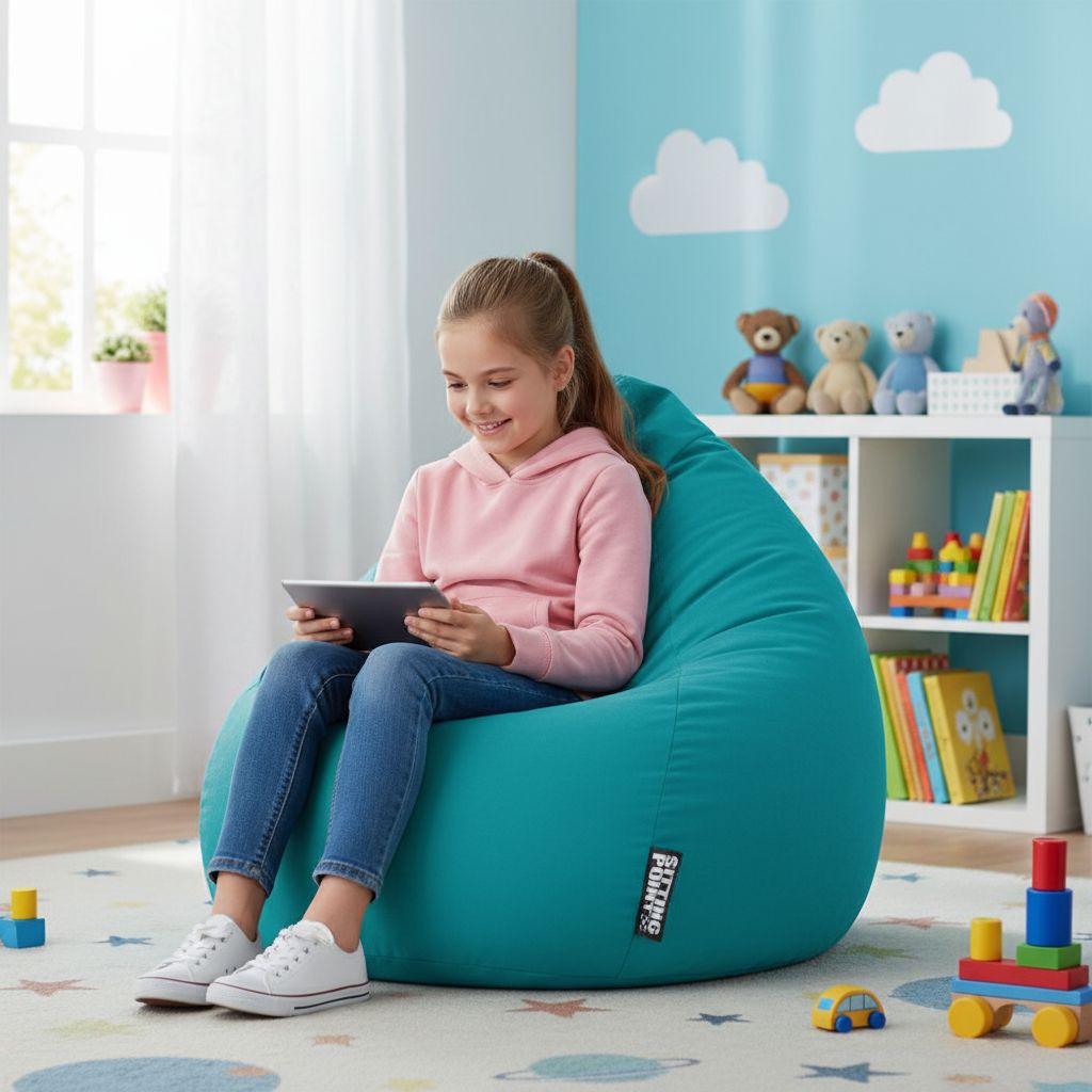 Sitzsack BeanBag Easy XL, smaragd