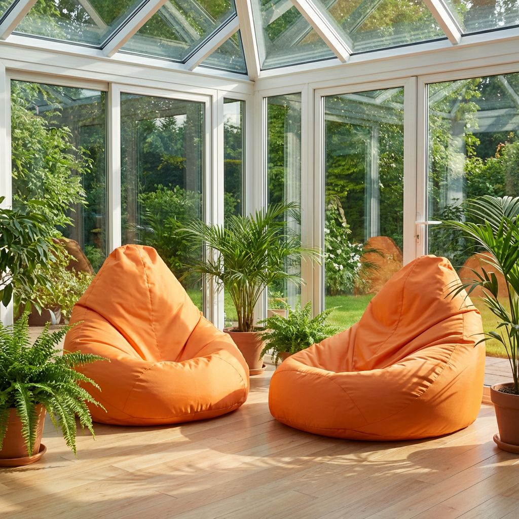 Sitzsack Flumpster Breeze XXL, orange