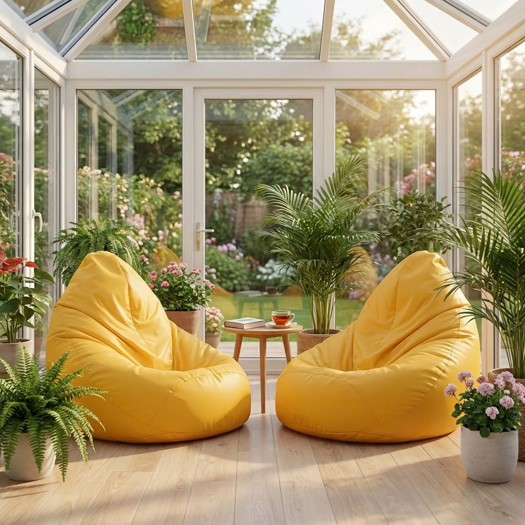 Sitzsack Flumpster Breeze XXL, gelb