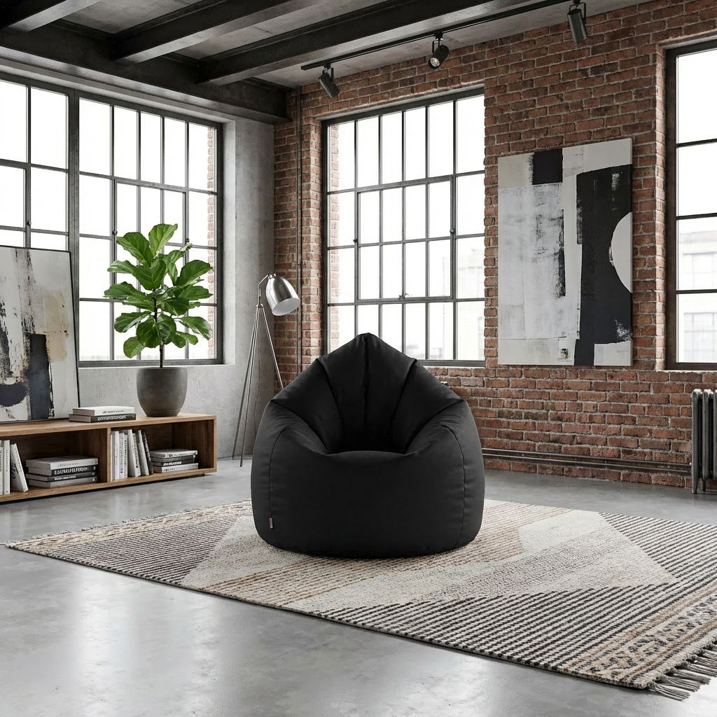 Sitzsack Flumpy Breeze XXL, schwarz