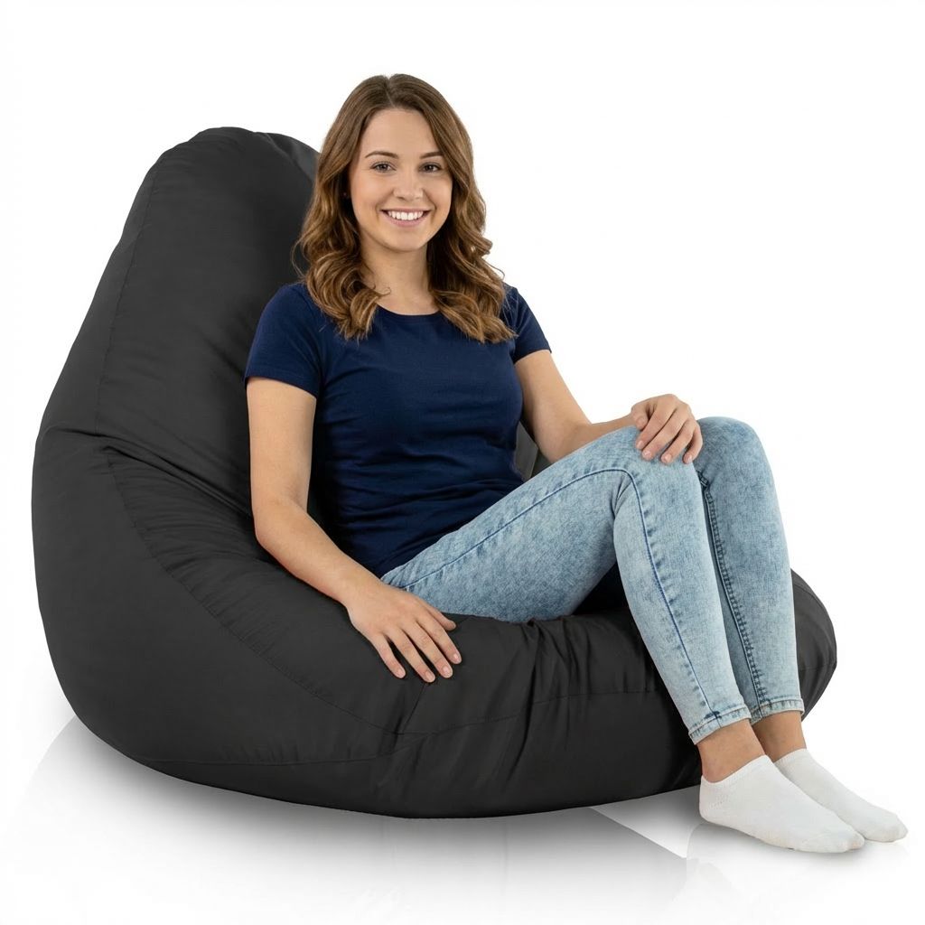 Sitzsack Flumpster Breeze XXL, schwarz