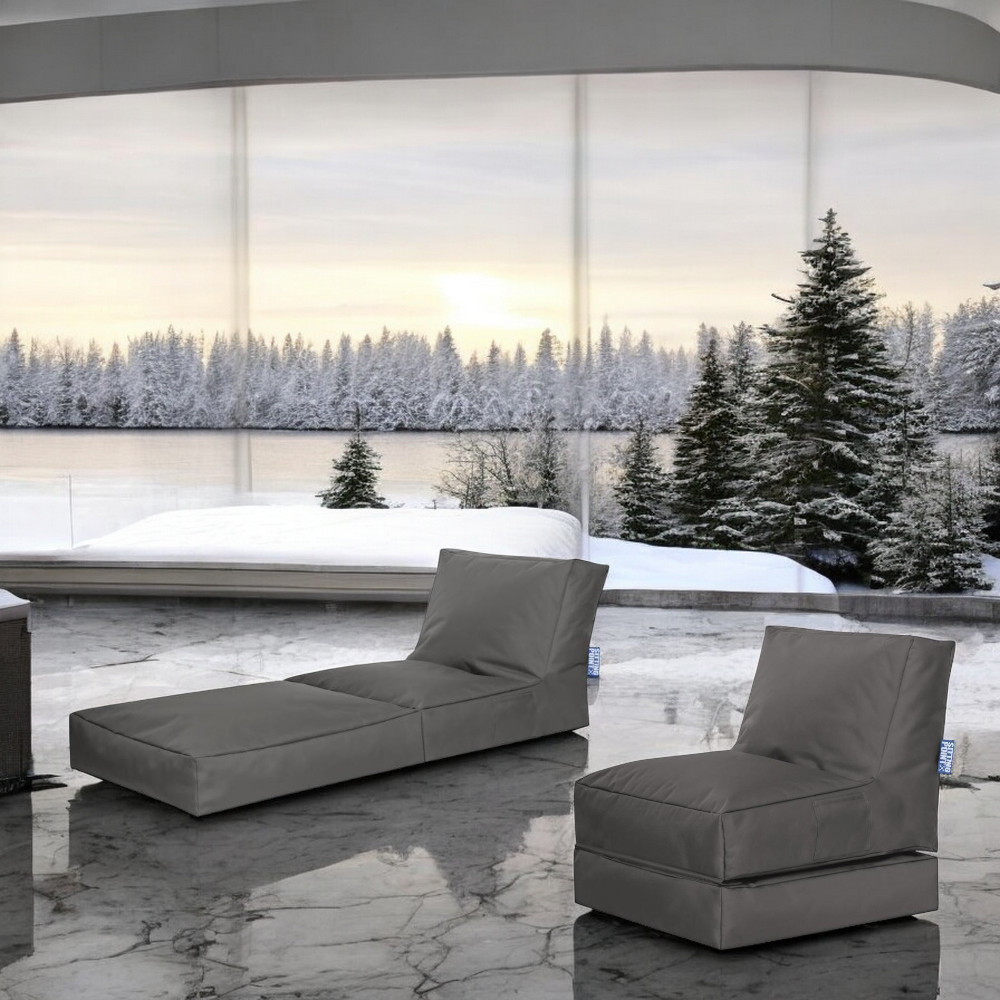 Sitzsack Twist Scuba, anthrazit