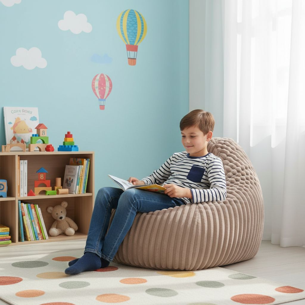 Sitzsack BeanBag Raya XL, taupe