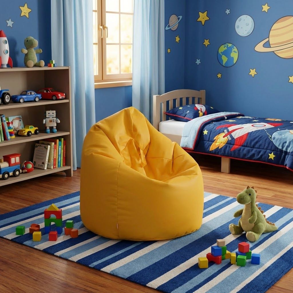 Sitzsack Flumpy Breeze L, gelb