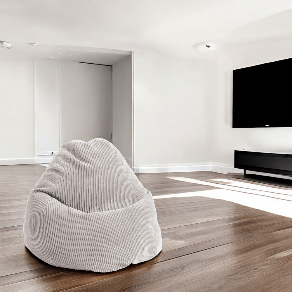 Sitzsack BeanBag Shara XL, grau