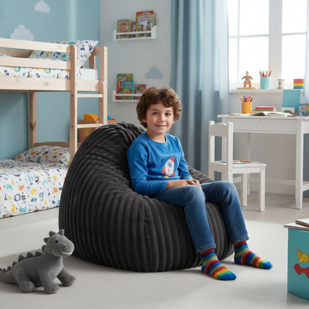 Sitzsack BeanBag Raya XL, anthrazit
