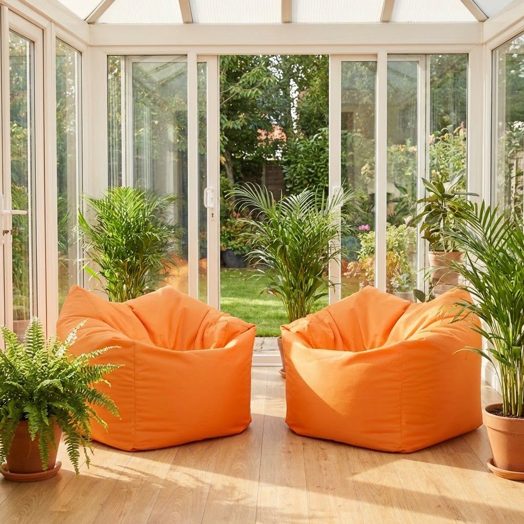 Sitzsack Flumpo Breeze, orange