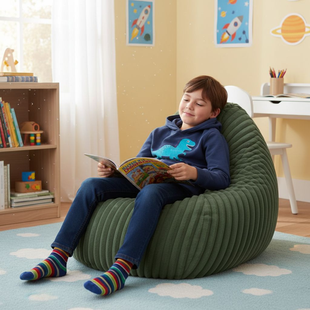 Sitzsack BeanBag Raya XL, salbei