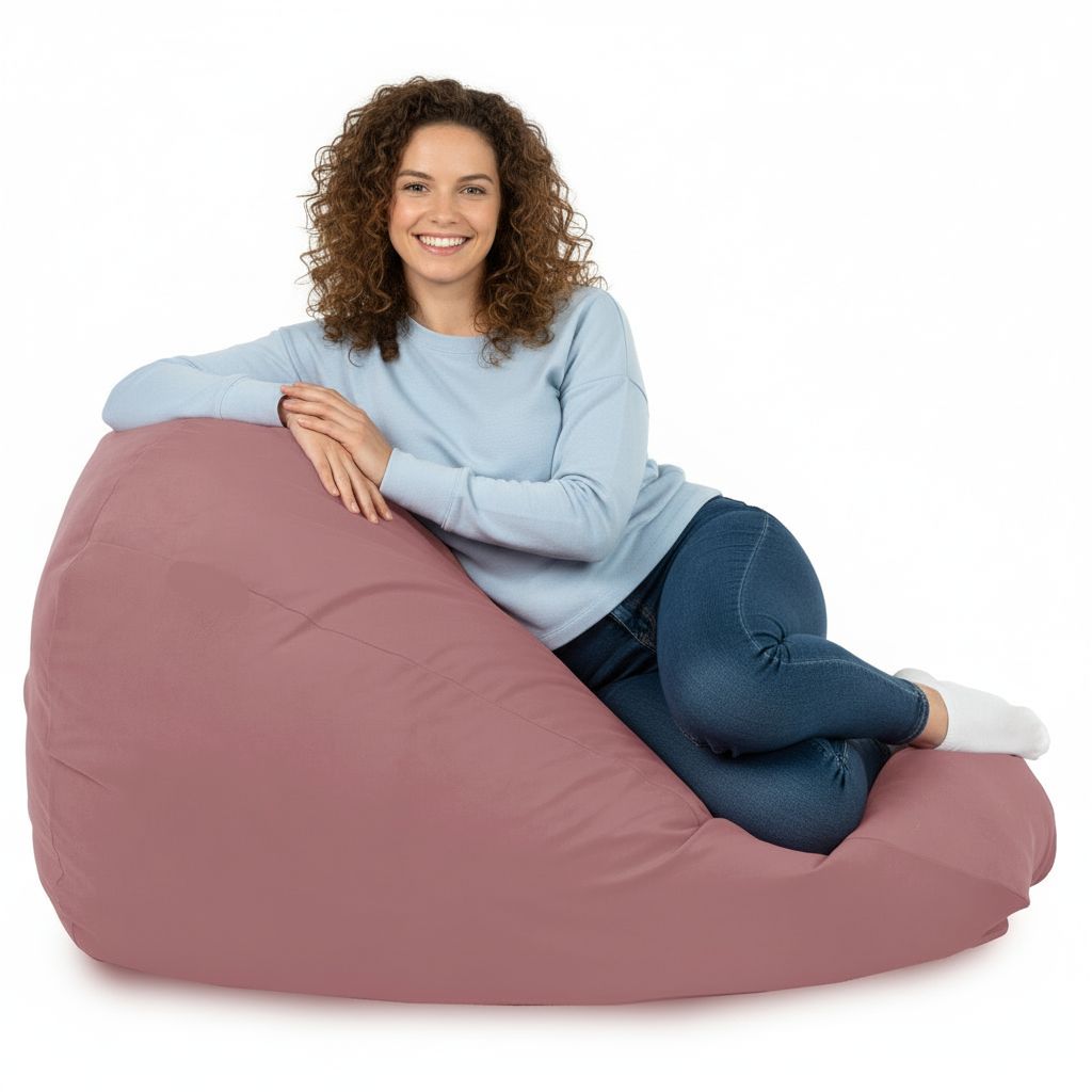 Sitzsack Flumpy Cloud XXL, altrose