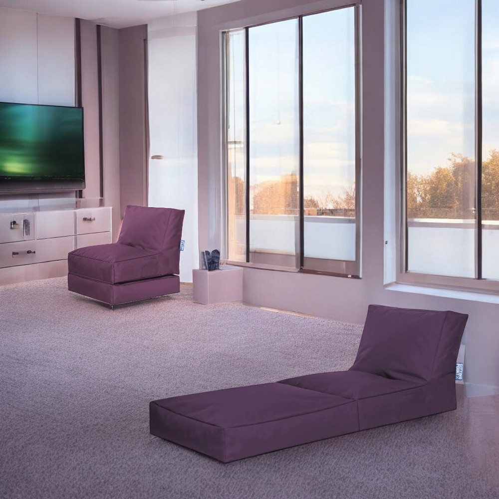 Sitzsack Twist Scuba, aubergine