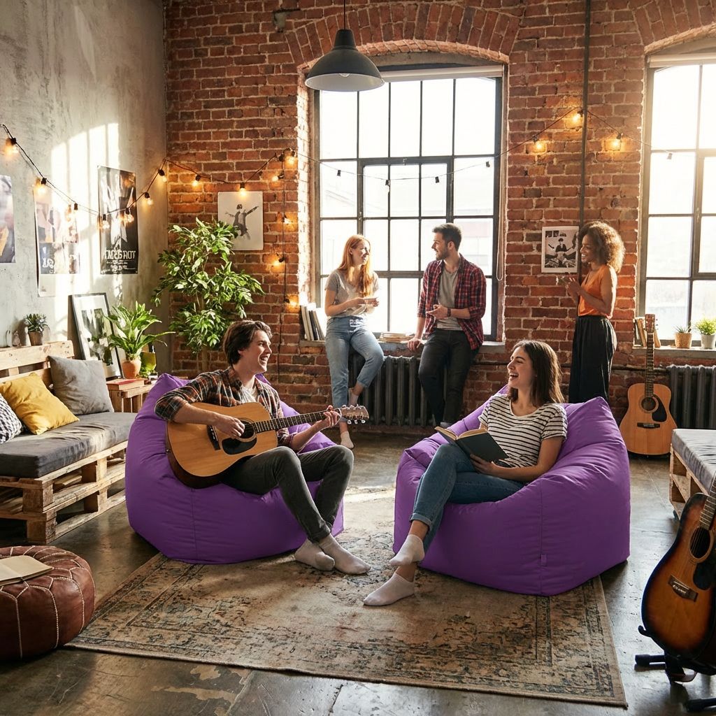 Sitzsack Flumpo Breeze, violett