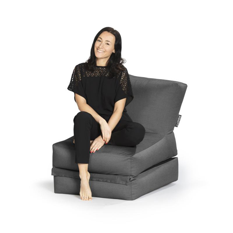 Sitzsack Twist OUTSIDE, anthrazit (mit Innenhülle)