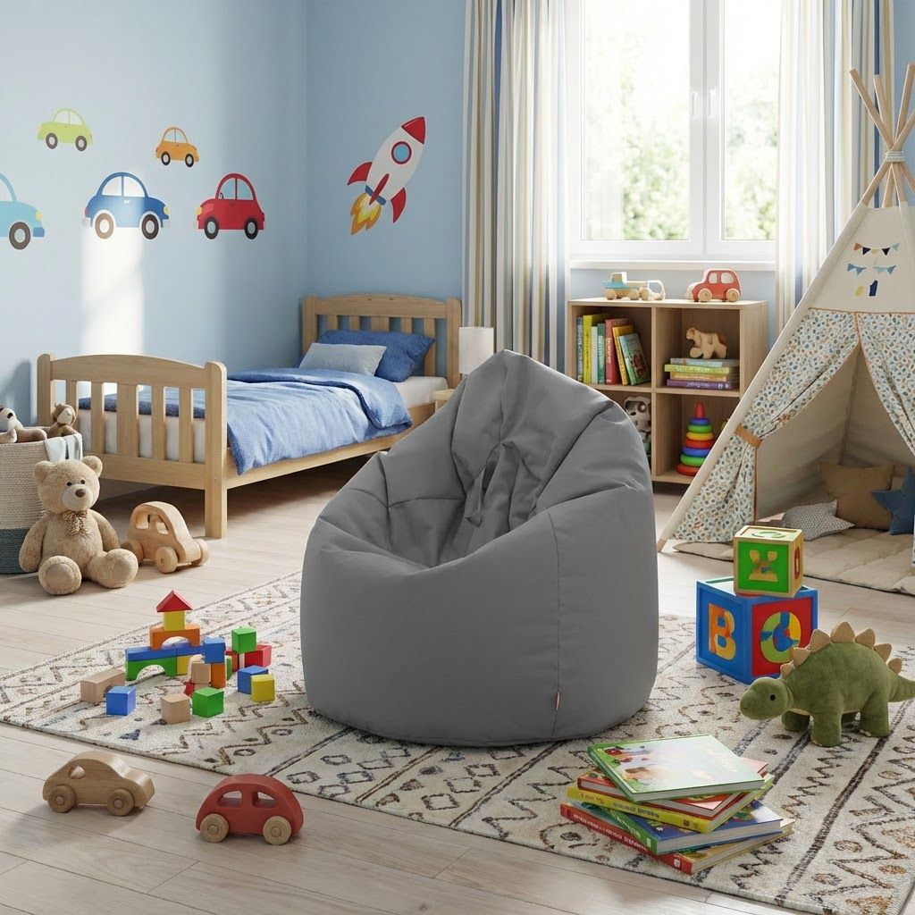 Sitzsack Flumpy Breeze L, grau