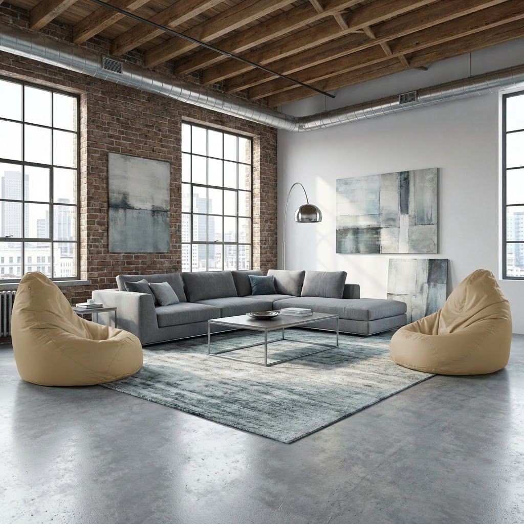 Sitzsack Flumpster Breeze XXL, beige