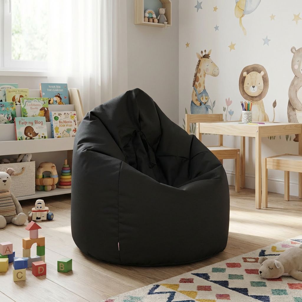 Sitzsack Flumpy Breeze L, schwarz