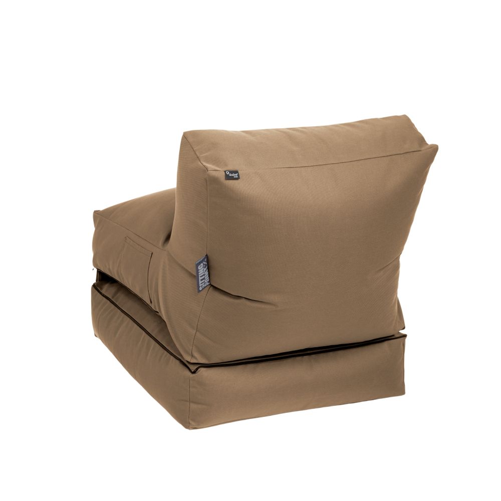 Sitzsack Twist OUTSIDE, braun (mit Innenhülle)