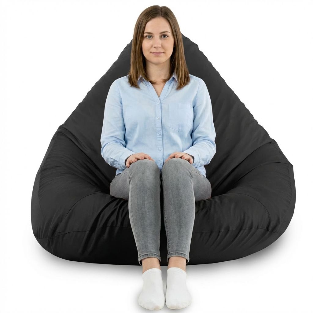 Sitzsack Flumpster Breeze XXL, schwarz