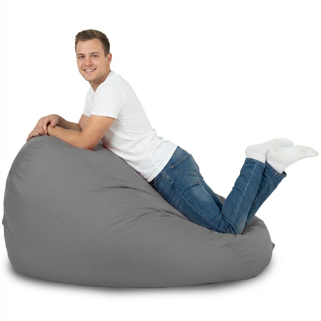 Sitzsack Flumpy Breeze XXL, grau