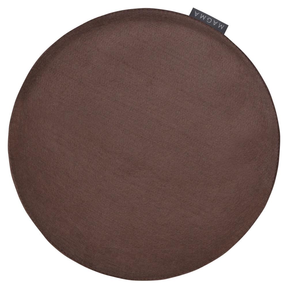 MAGMA Sitzkissen Avaro rund, braun