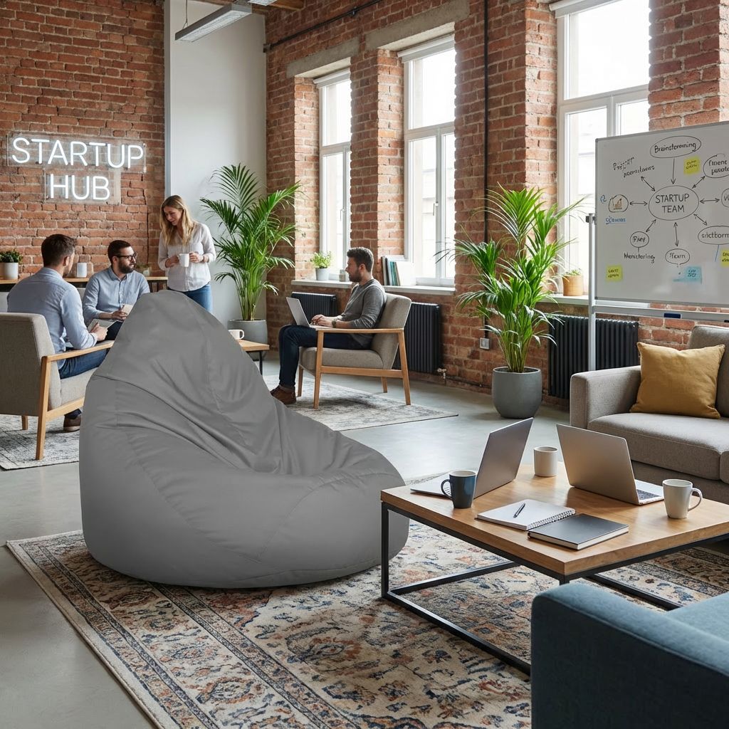 Sitzsack Flumpster Breeze XXL, grau