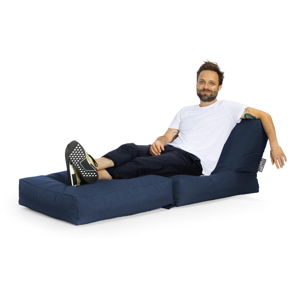 Sitzsack Twist Scuba, jeansblau