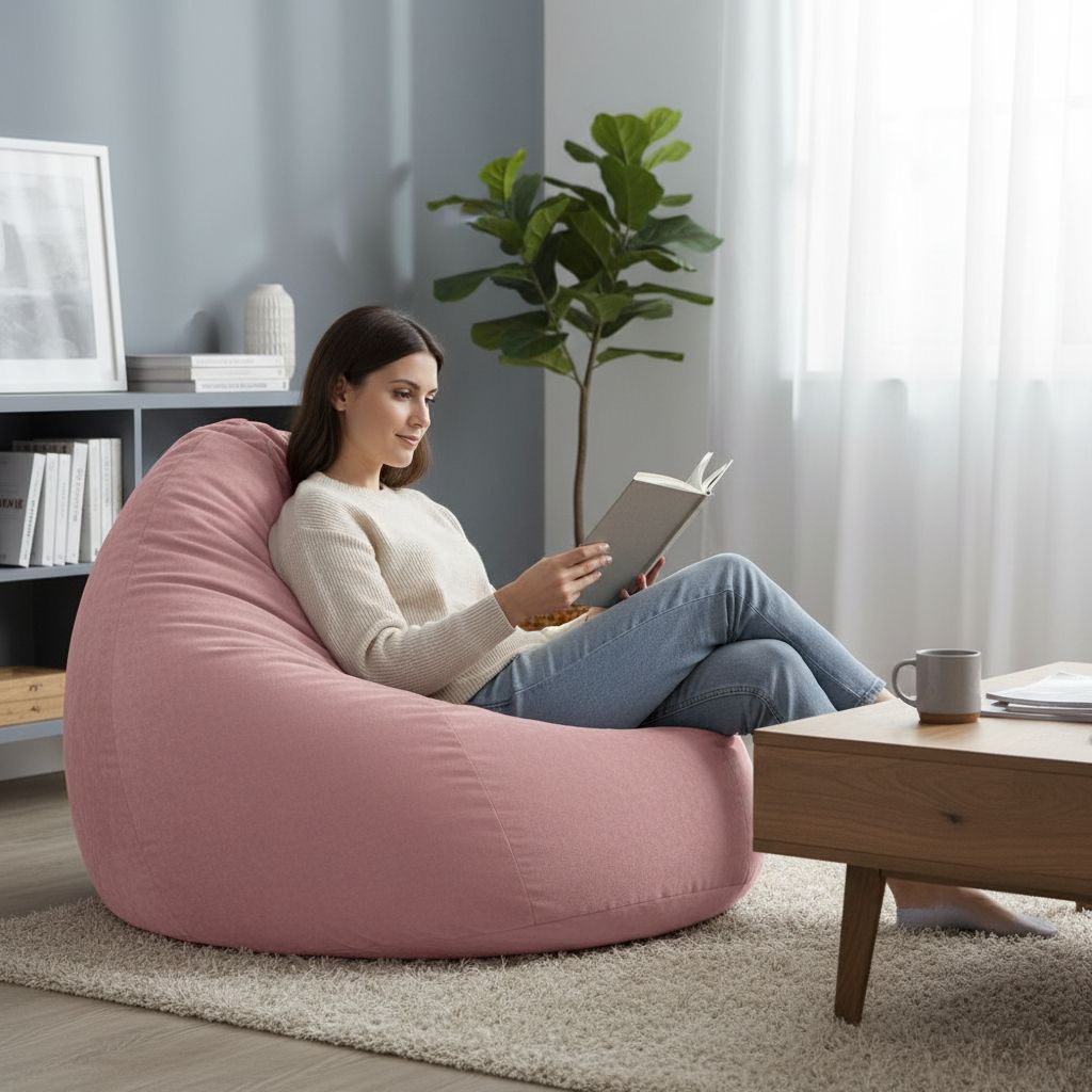 Sitzsack BeanBag Easy XXL, altrose