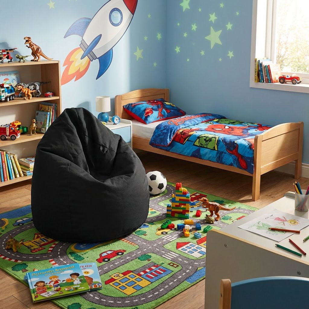 Sitzsack Flumpy Cloud L, schwarz