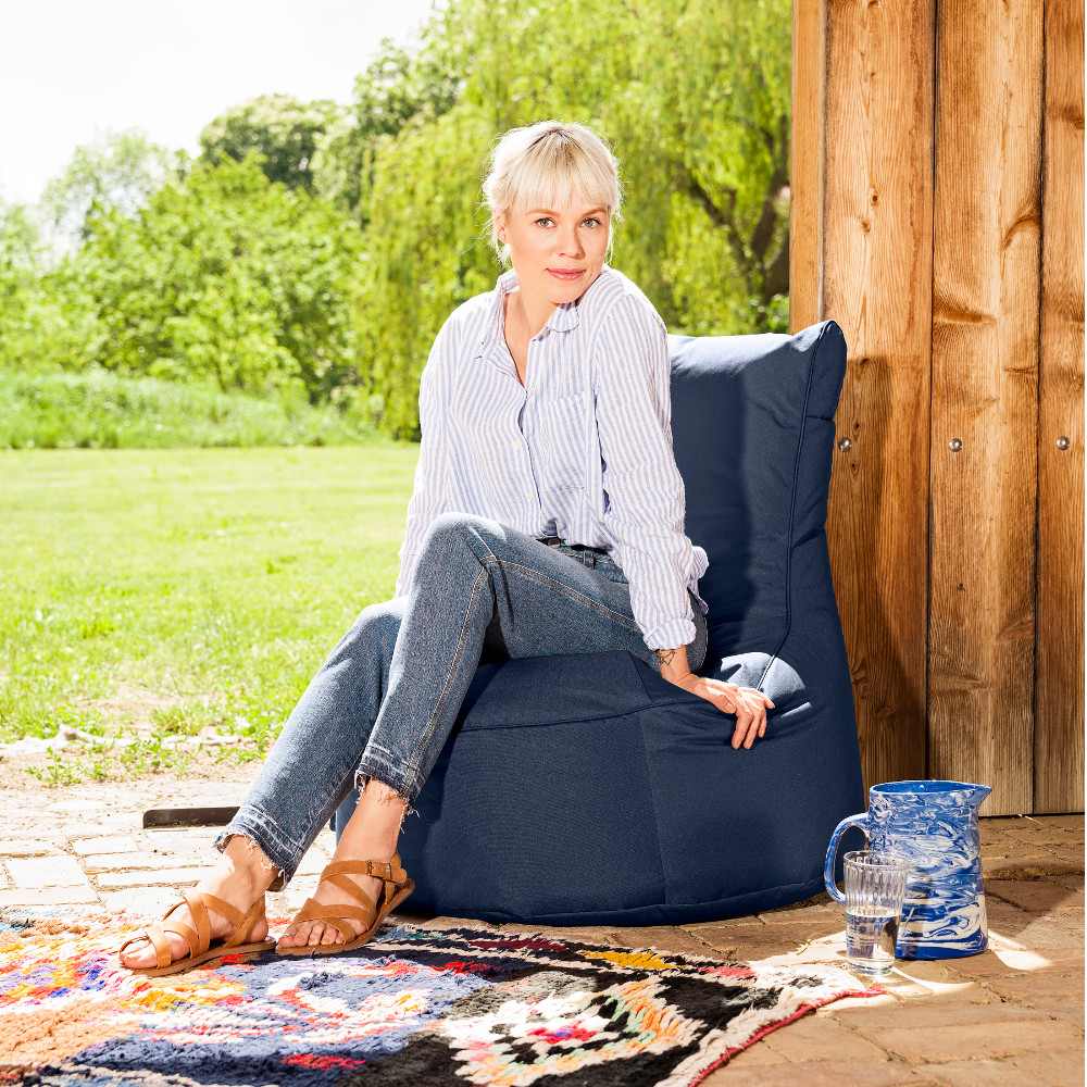 Sitzsack Swing Scuba, jeansblau