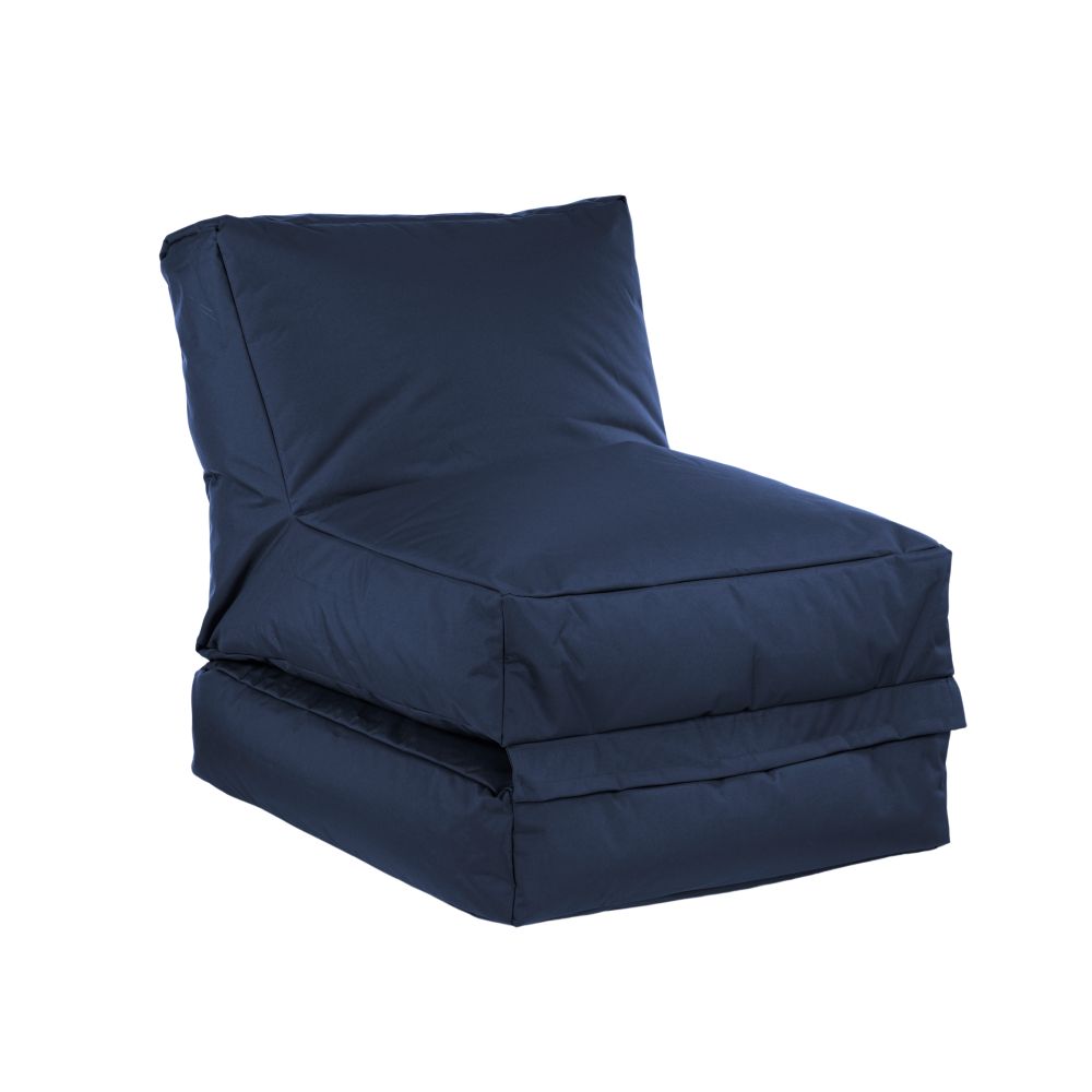 Sitzsack Twist Scuba, jeansblau