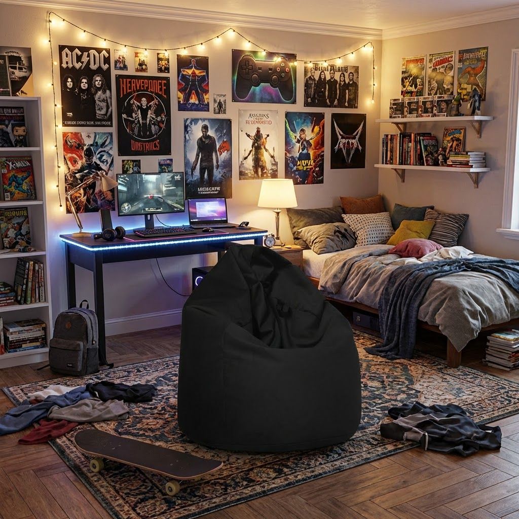 Sitzsack Flumpy Cloud XL, schwarz