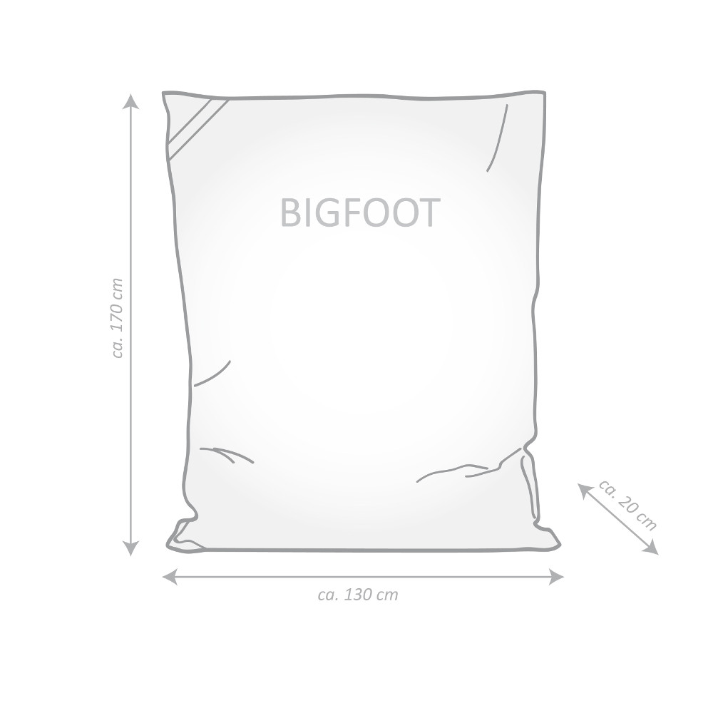 Sitzsack Bigfoot Scuba, petrol