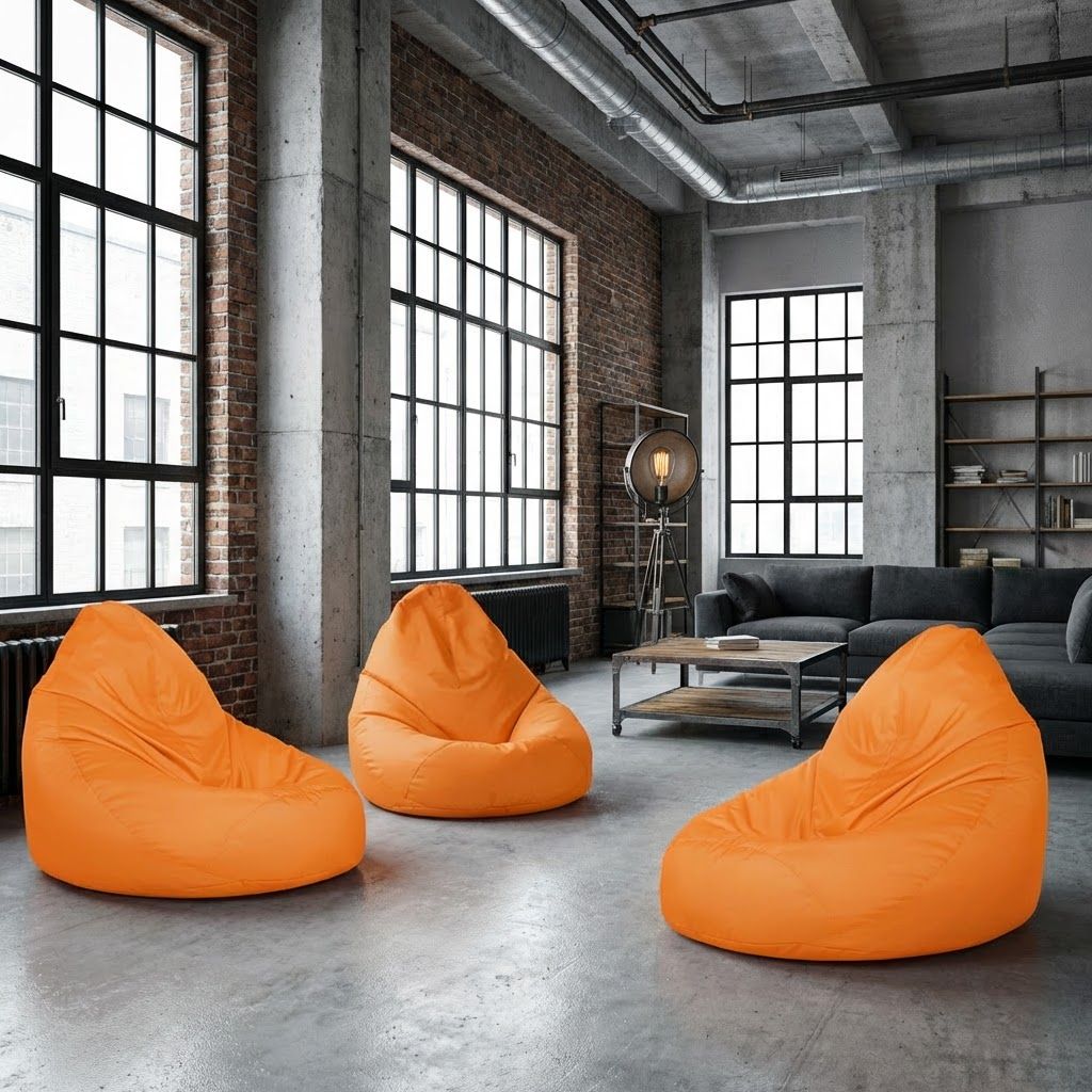 Sitzsack Flumpster Breeze XXL, orange