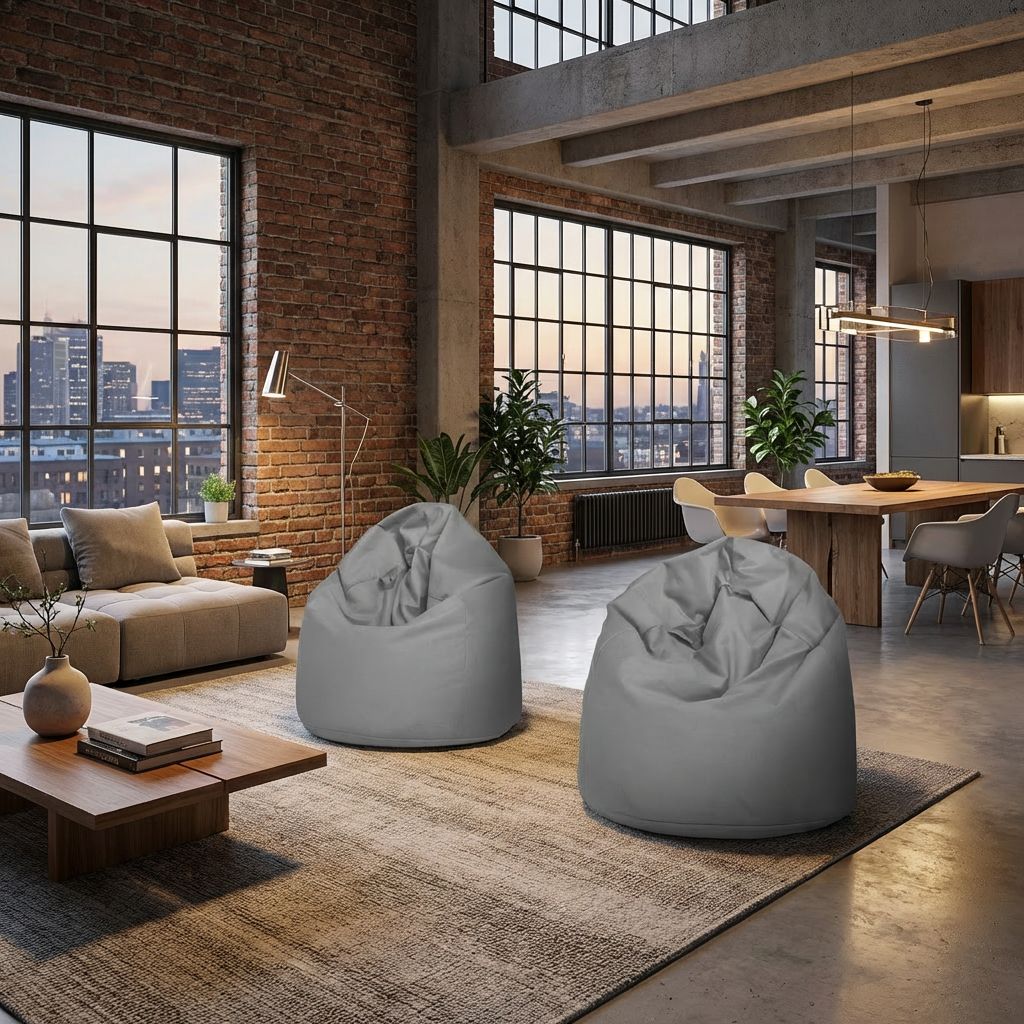 Sitzsack Flumpy Cloud XXL, grau