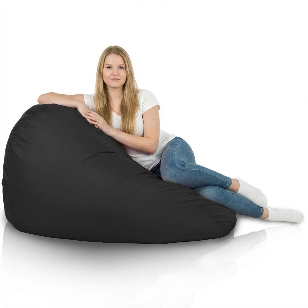 Sitzsack Flumpy Breeze XXL, schwarz