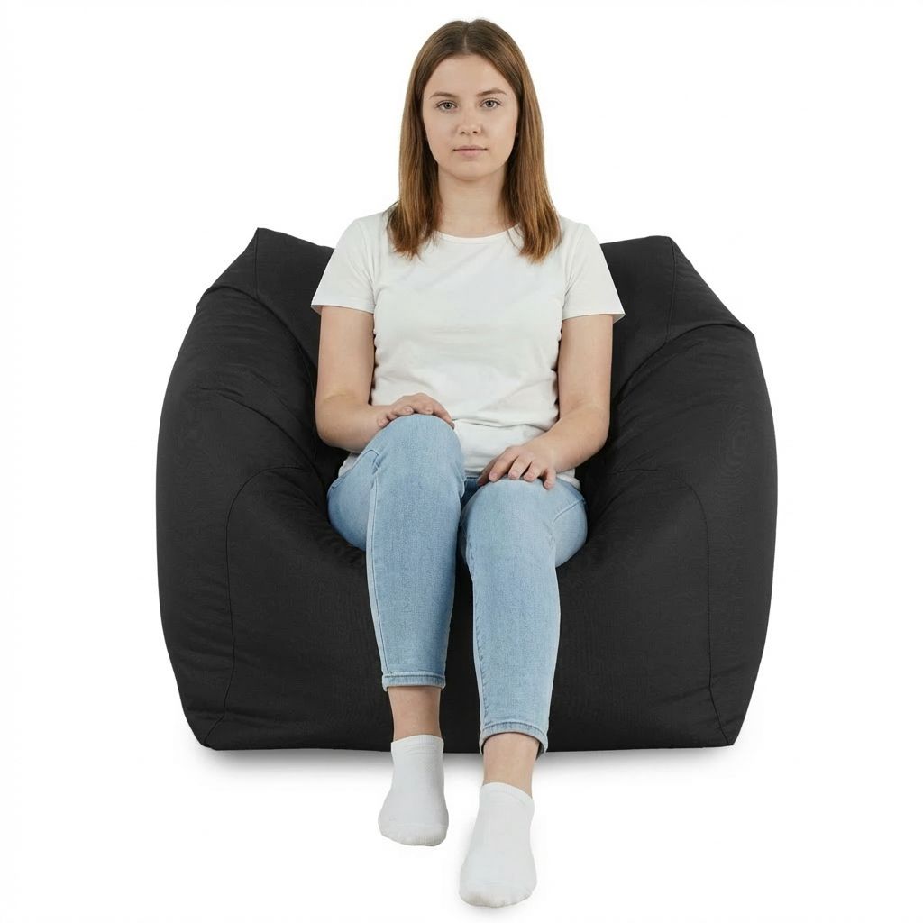 Sitzsack Flumpo Breeze, schwarz