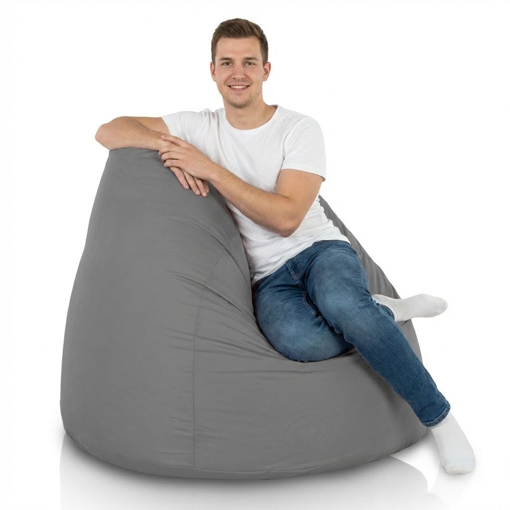 Sitzsack Flumpy Breeze XXL, grau