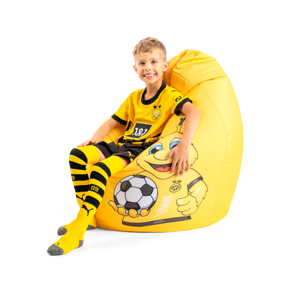 Sitzsack BeanBag BVB Emma, XL, gelb
