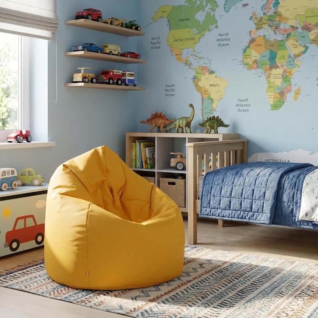 Sitzsack Flumpy Breeze L, gelb