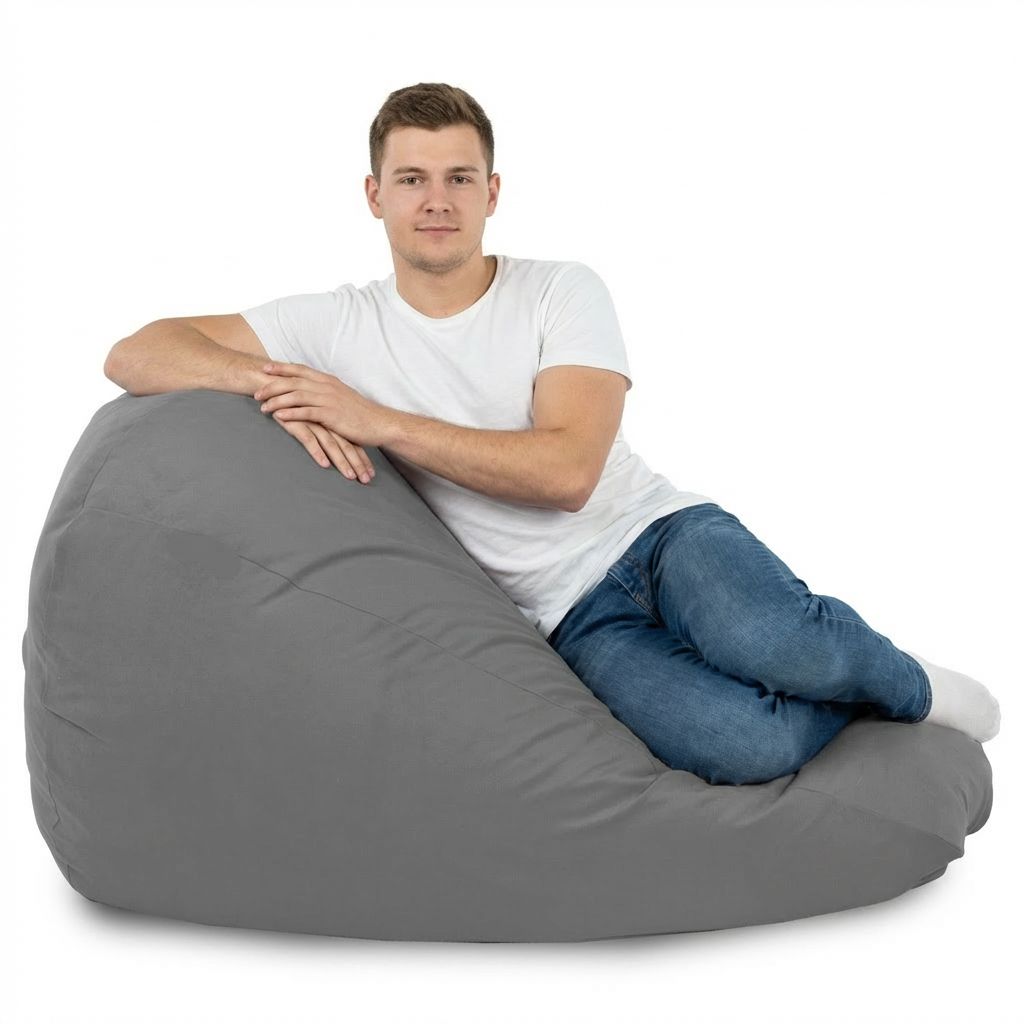 Sitzsack Flumpy Cloud XXL, grau