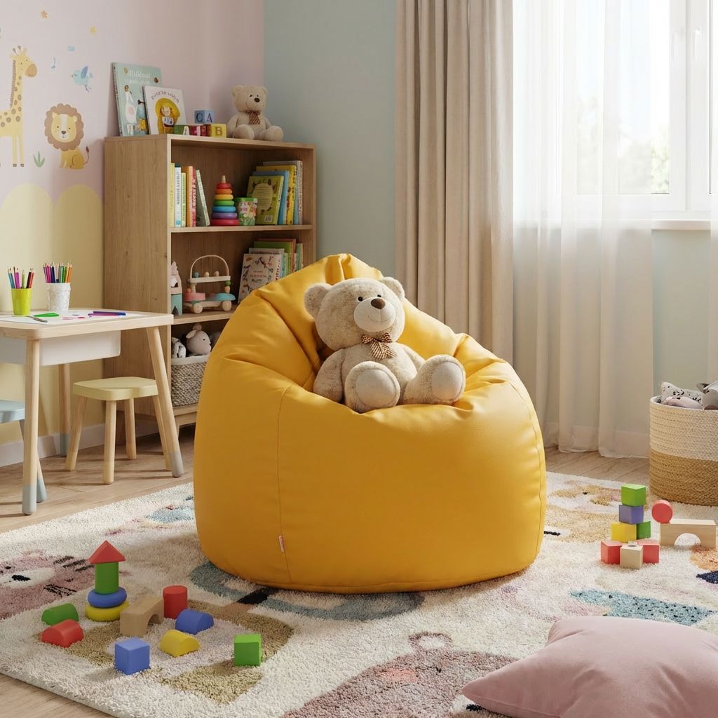 Sitzsack Flumpy Breeze L, gelb