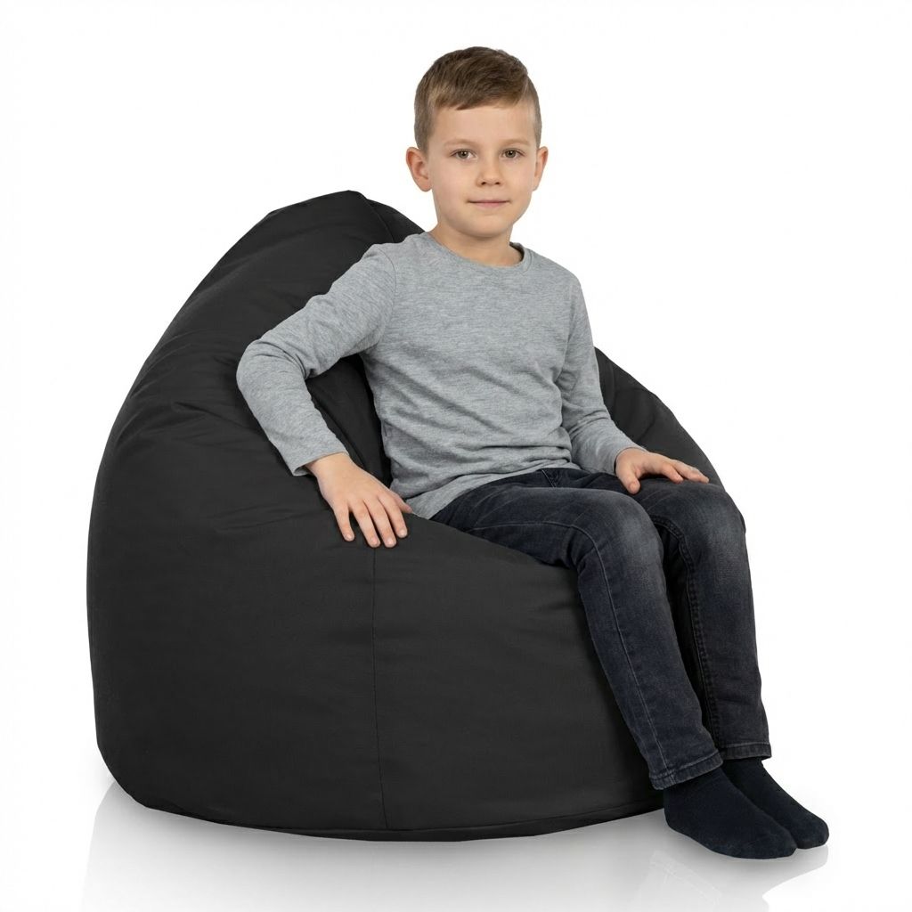 Sitzsack Flumpy Breeze L, schwarz