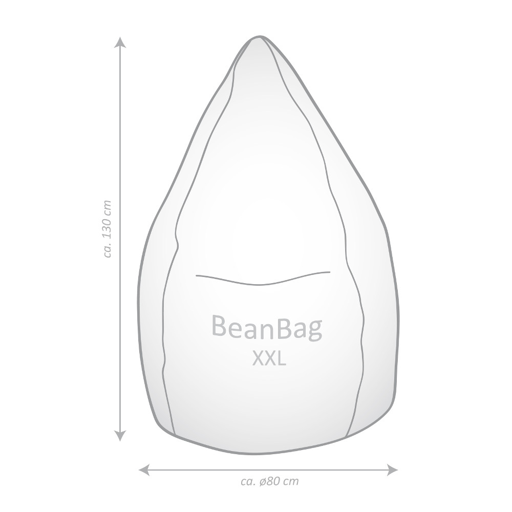Sitzsack BeanBag Alfa XXL, senf