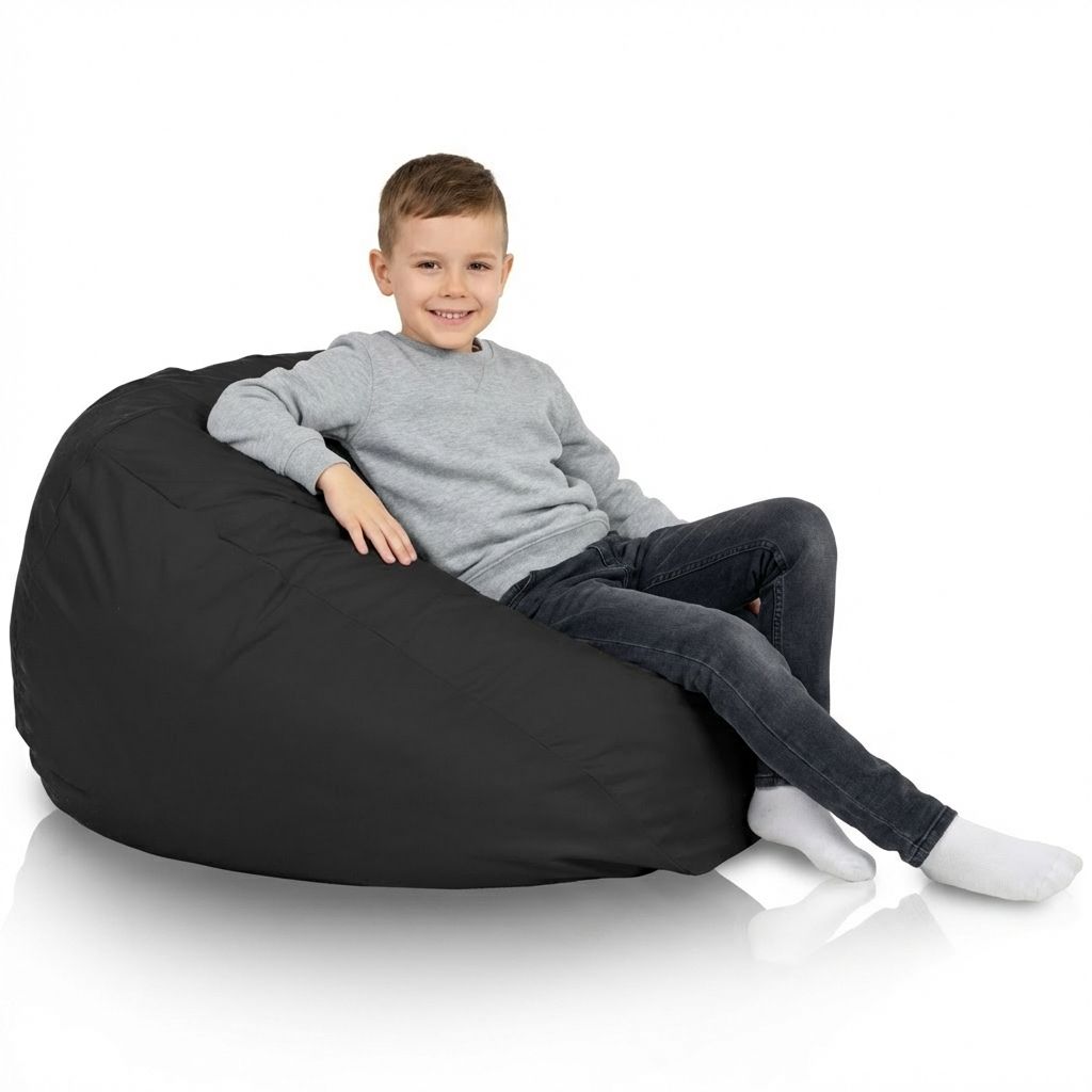 Sitzsack Flumpy Breeze L, schwarz