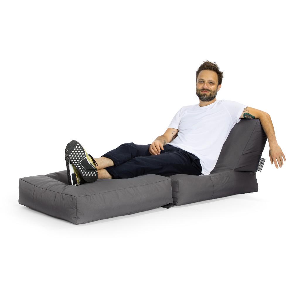 Sitzsack Twist Scuba, anthrazit